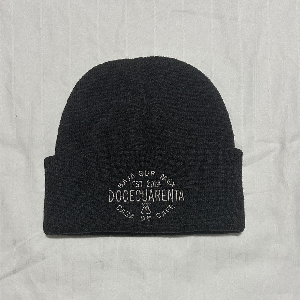 Black Docecuarenta Beanie